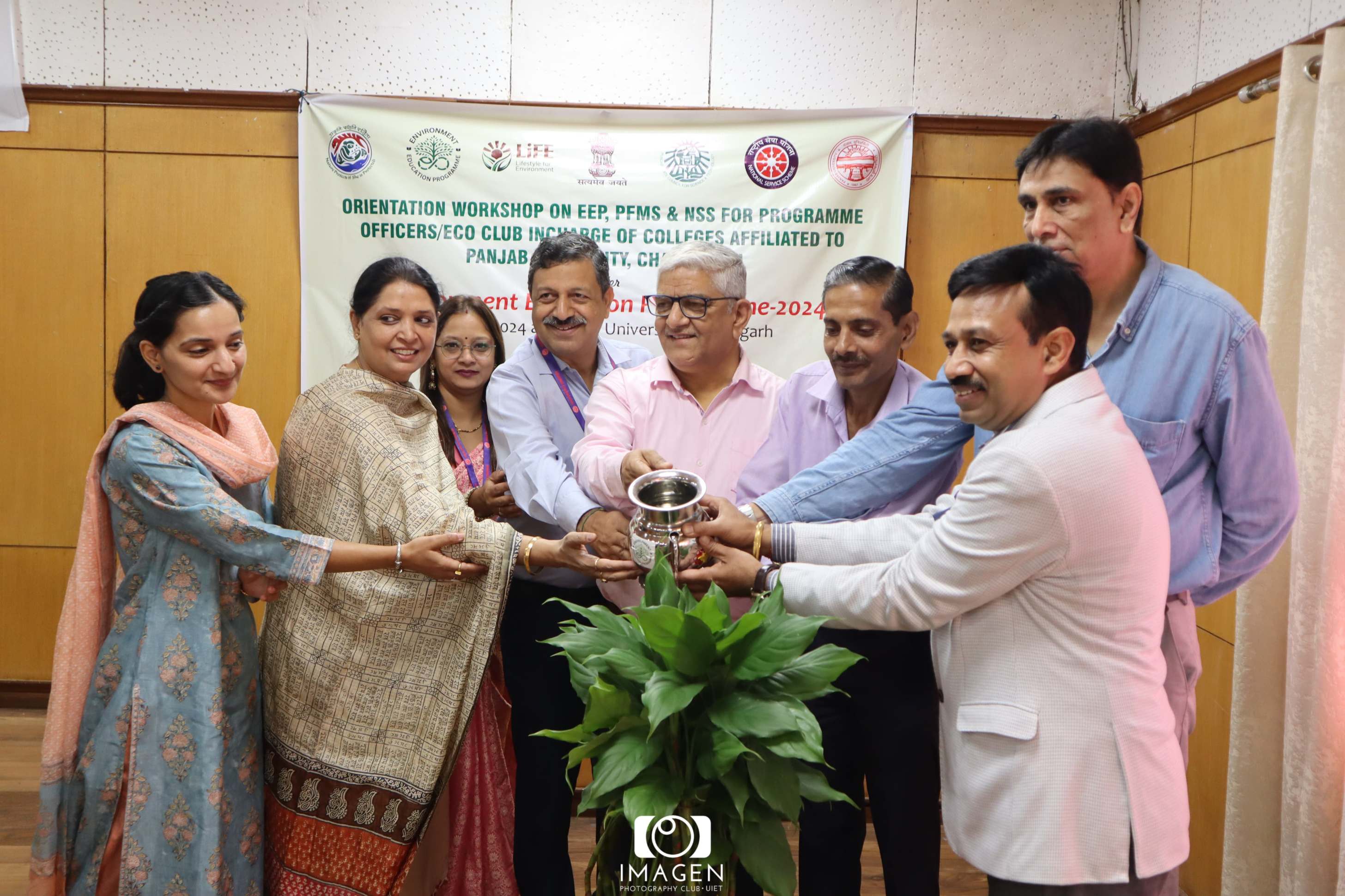 NSS, Panjab University (PU) organised one day orientation programme on Environment Education Programme at PU Campus. 